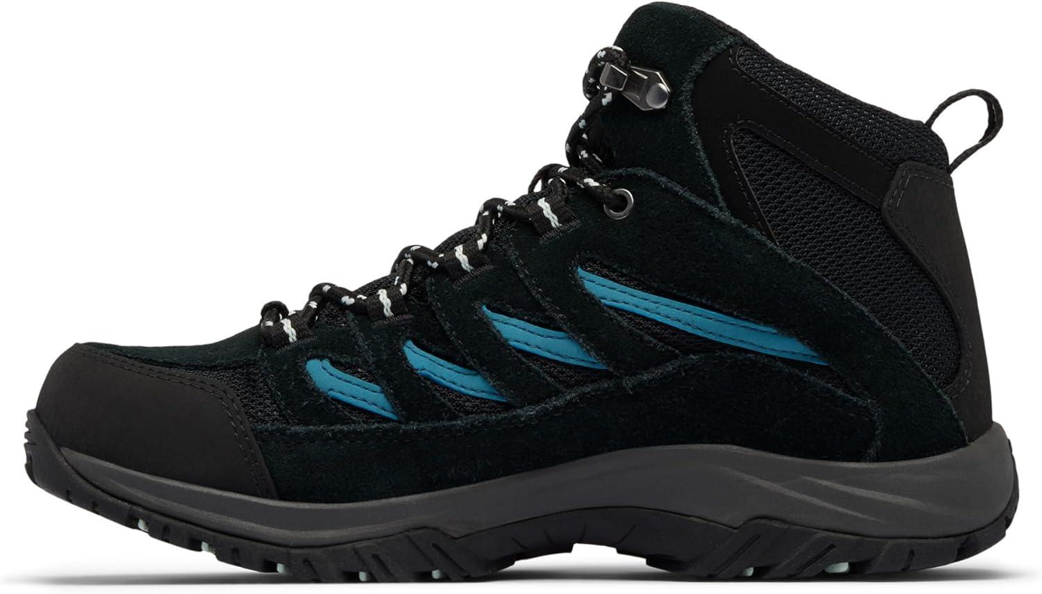 imageColumbia Womens Crestwood Mid Waterproof Hiking BootsBlackSkylight