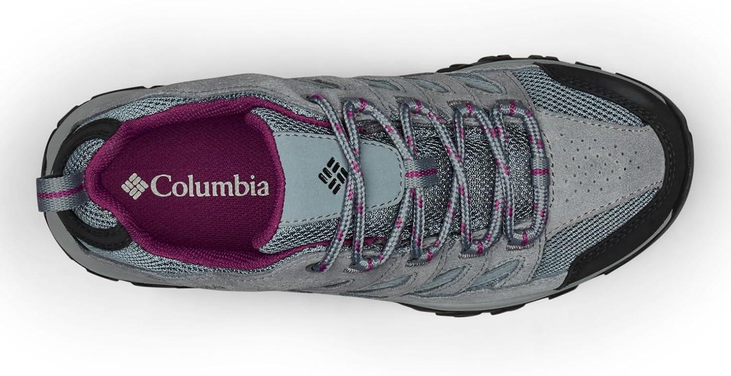 imageColumbia Womens Crestwood Waterproof Hiking ShoeGraphiteWild Iris