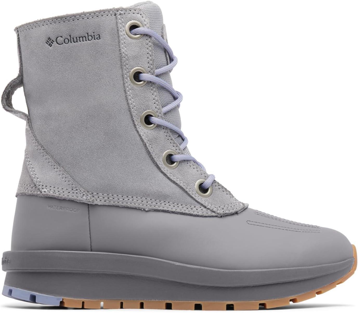 imageColumbia Womens Moritza Shield OmniHeat Insulated Snow BootTitanium Grey SteelNew Moon