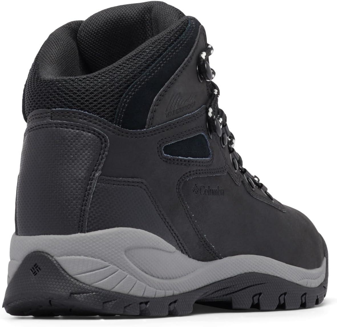 imageColumbia Womens Newton Ridge Plus Waterproof Hiking BootsBlackChalk