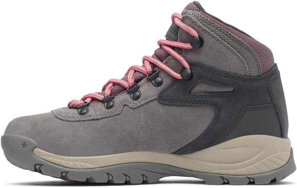 imageColumbia Womens Newton Ridge Plus Waterproof Hiking BootsDark GreyDeep Rust