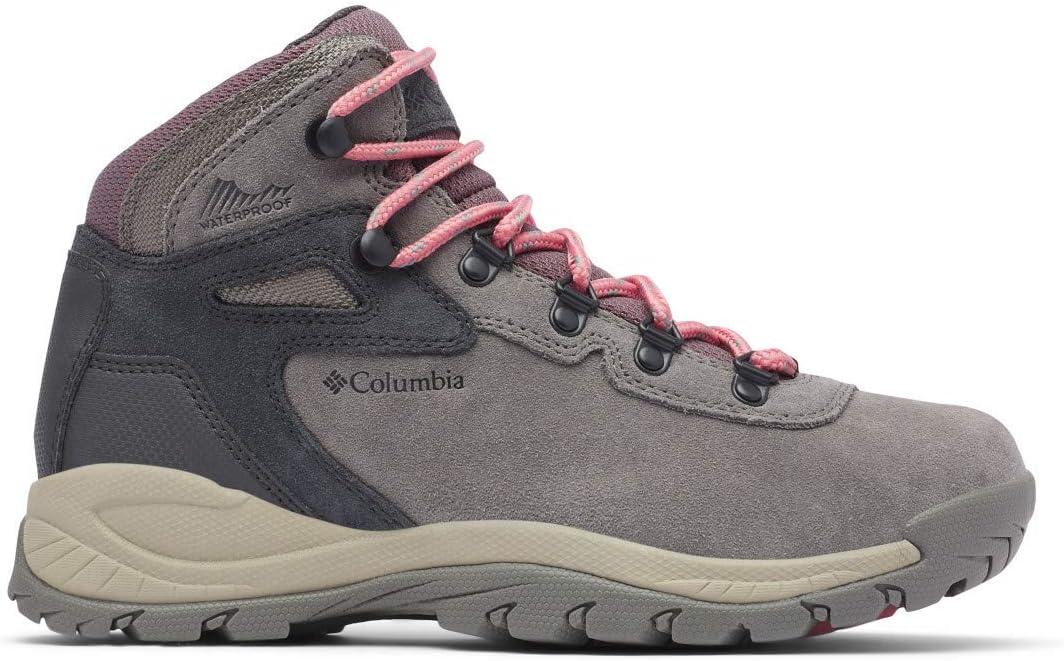 imageColumbia Womens Newton Ridge Plus Waterproof Hiking BootsDark GreyDeep Rust