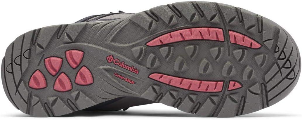 imageColumbia Womens Newton Ridge Plus Waterproof Hiking BootsDark GreyDeep Rust