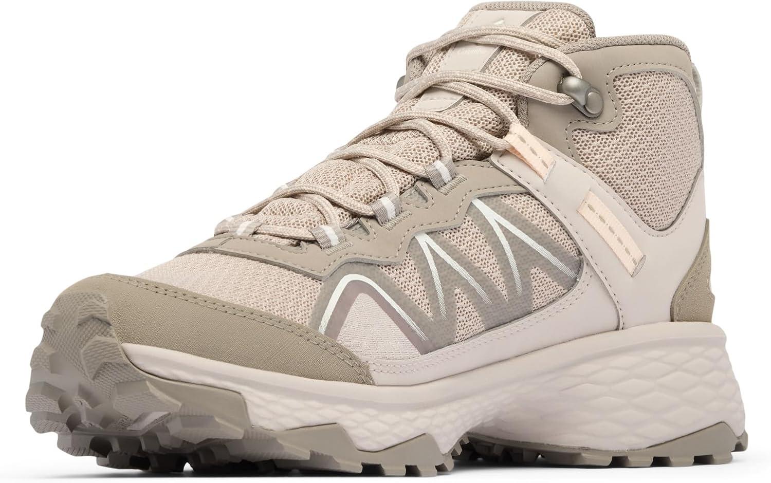 imageColumbia Womens Peakfreak Rush Mid Outdry BootsSoft TaupeWhite Peach