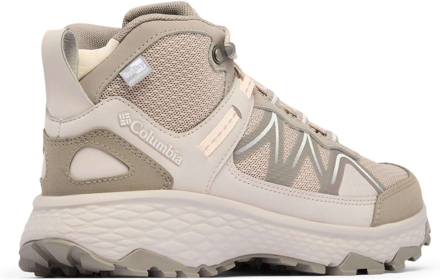 imageColumbia Womens Peakfreak Rush Mid Outdry BootsSoft TaupeWhite Peach