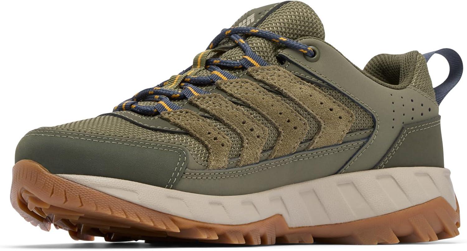 imageColumbia Womens Strata Trail Low Hiking ShoesStone GreenRaw Honey
