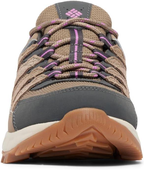 imageColumbia Womens Strata Trail Low Waterproof Hiking ShoesWet SandBerry Patch