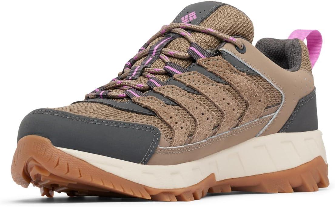 imageColumbia Womens Strata Trail Low Waterproof Hiking ShoesWet SandBerry Patch
