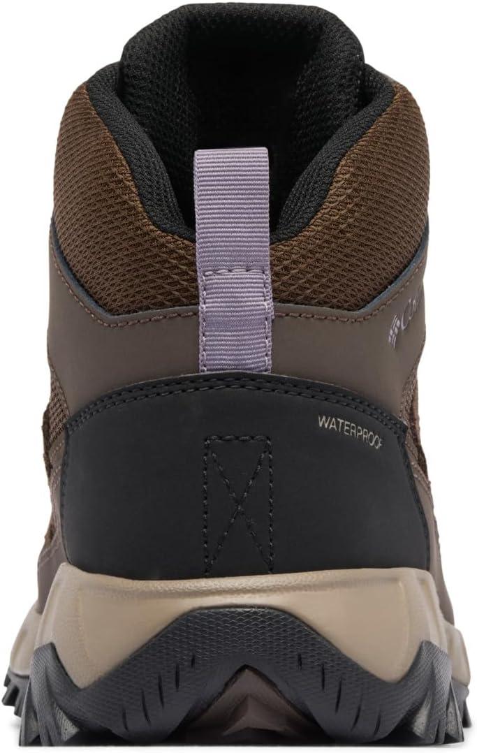 imageColumbia Womens Strata Trail Mid Waterproof Hiking BootsCordovanGranite Purple