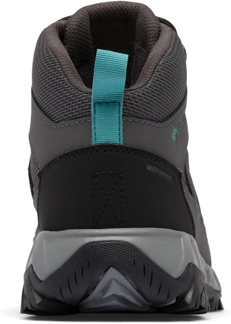 imageColumbia Womens Strata Trail Mid Waterproof Hiking BootsDark GreyTeal