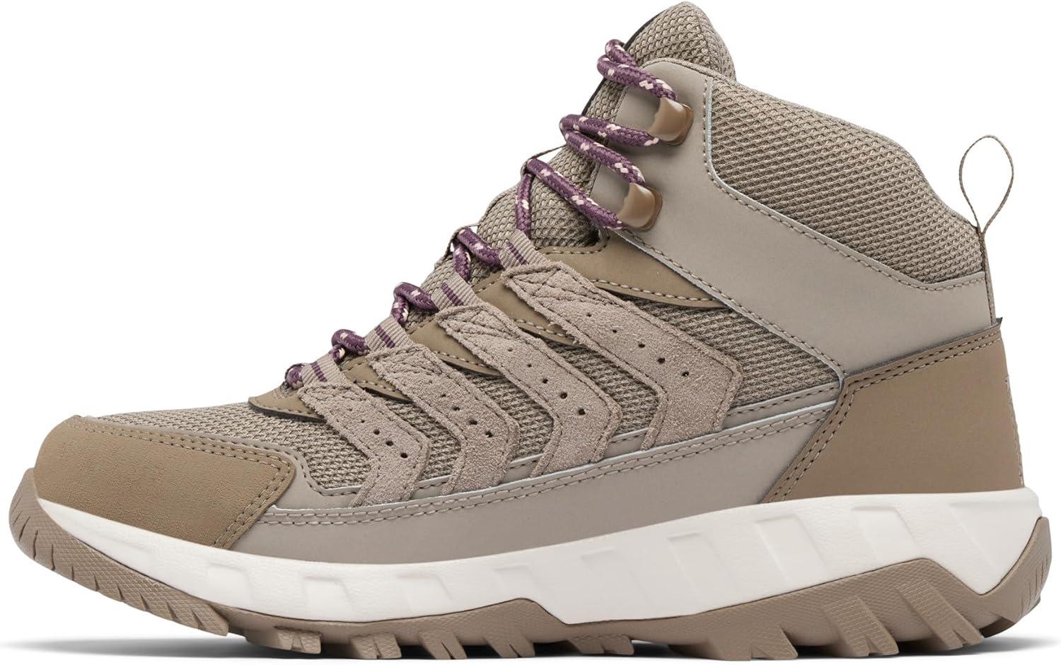 imageColumbia Womens Strata Trail Mid Waterproof Hiking BootsKettleBlush Rose