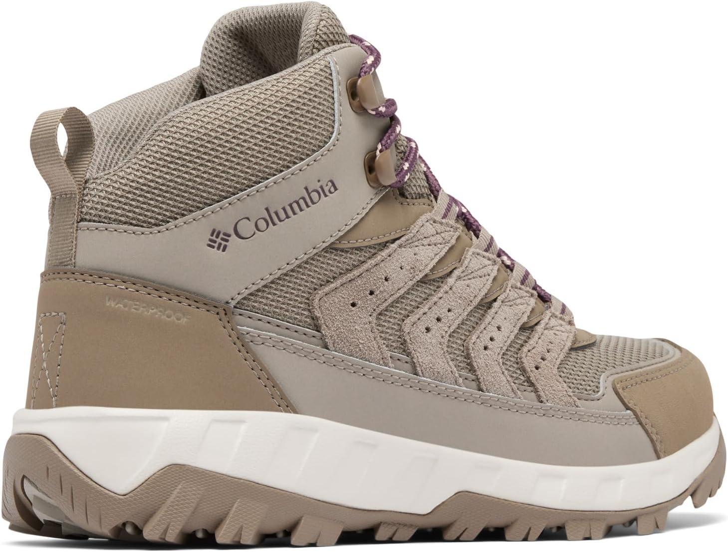 imageColumbia Womens Strata Trail Mid Waterproof Hiking BootsKettleBlush Rose