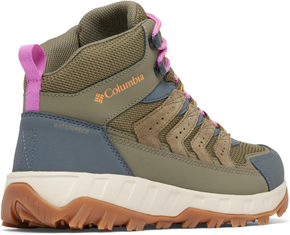 imageColumbia Womens Strata Trail Mid Waterproof Hiking BootsStone GreenSunstone