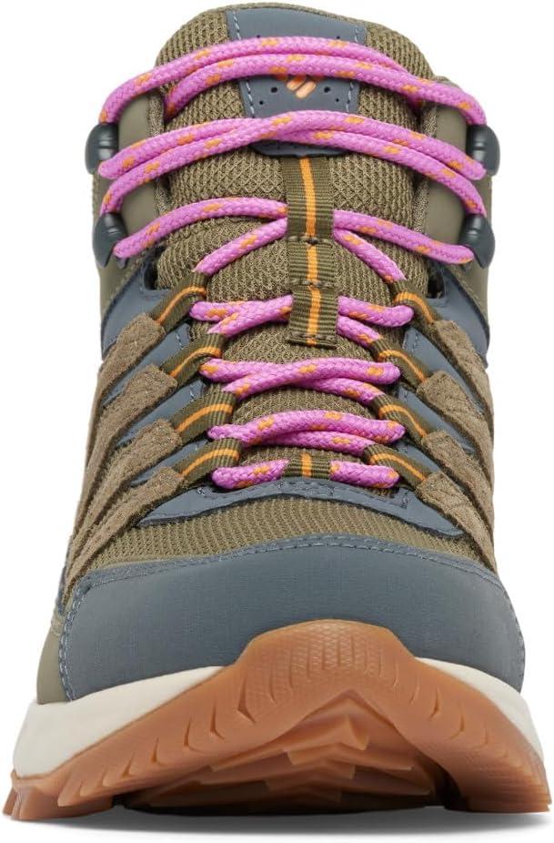imageColumbia Womens Strata Trail Mid Waterproof Hiking BootsStone GreenSunstone