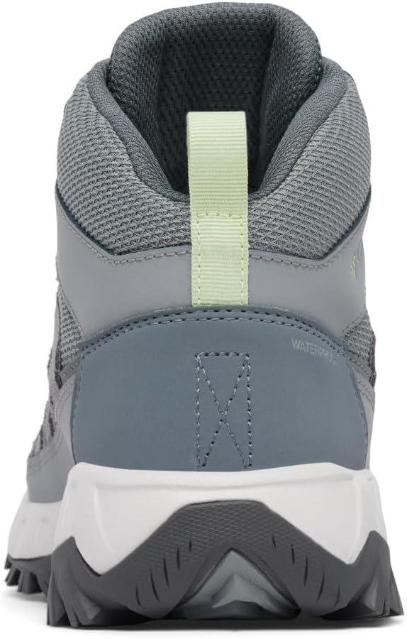 imageColumbia Womens Strata Trail Mid Waterproof Hiking BootsTitanium Grey SteelSage Leaf