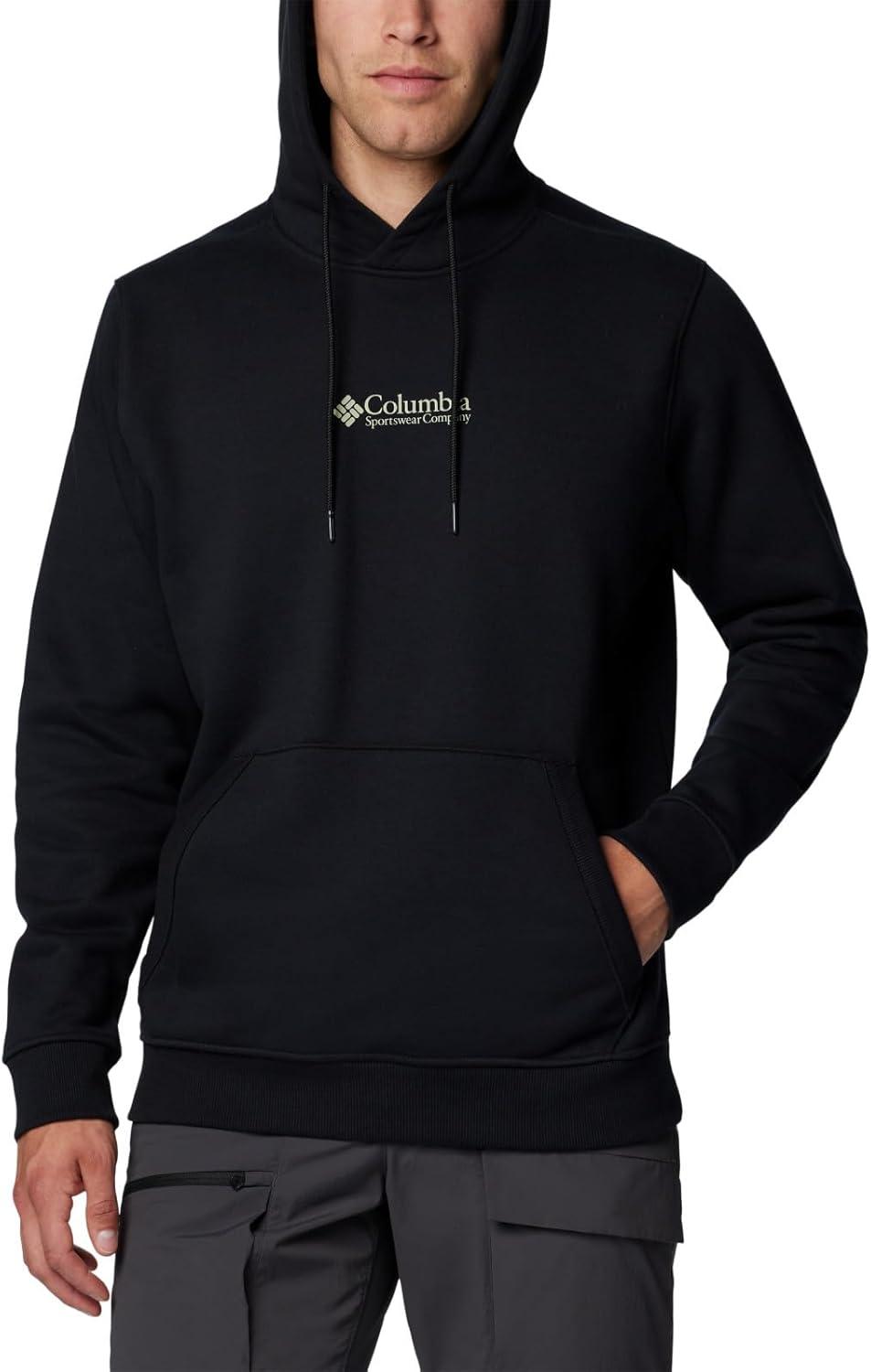 imageColumbia mens Meridian Creek HoodieBlackCsc Center Chest