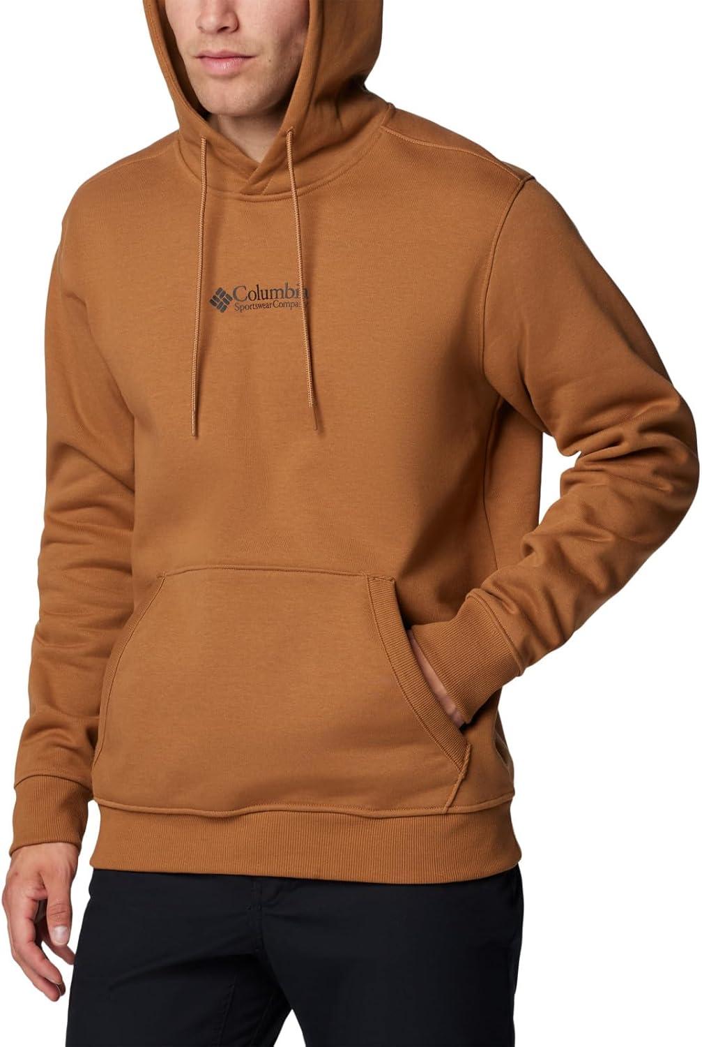 imageColumbia mens Meridian Creek HoodieCamel BrownCsc Center Chest