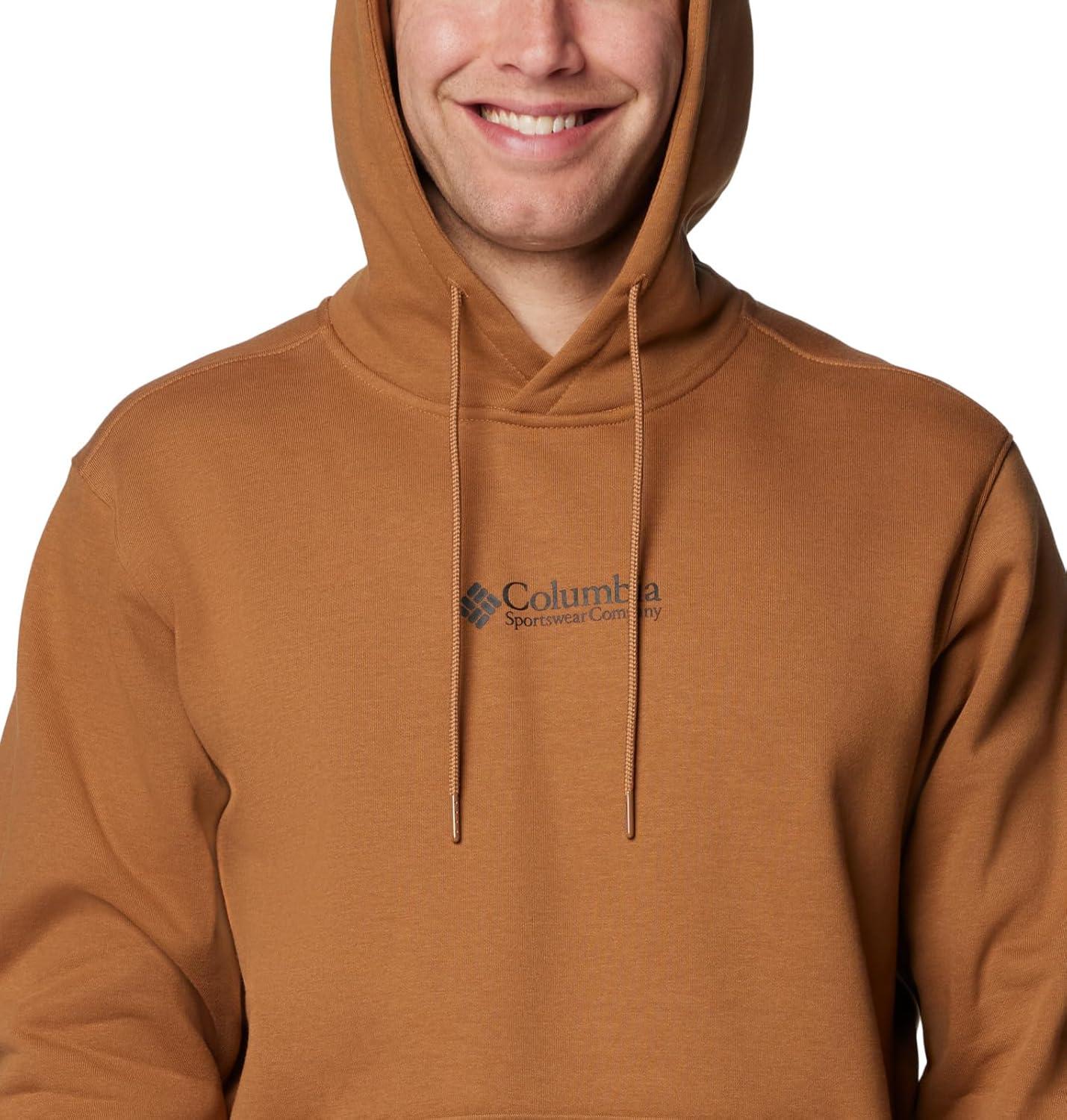imageColumbia mens Meridian Creek HoodieCamel BrownCsc Center Chest