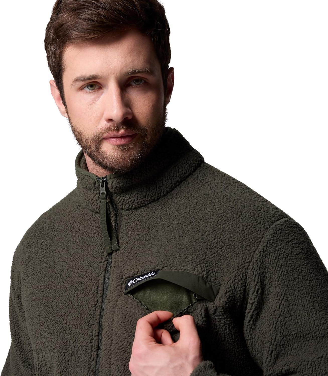 imageColumbia mens Rugged Ridge High Pile Full ZipGreenscape