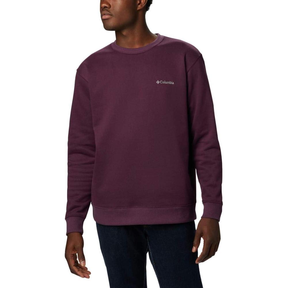 imageColumbia Mens Hart Mountain II Crew NeckBlack Cherry