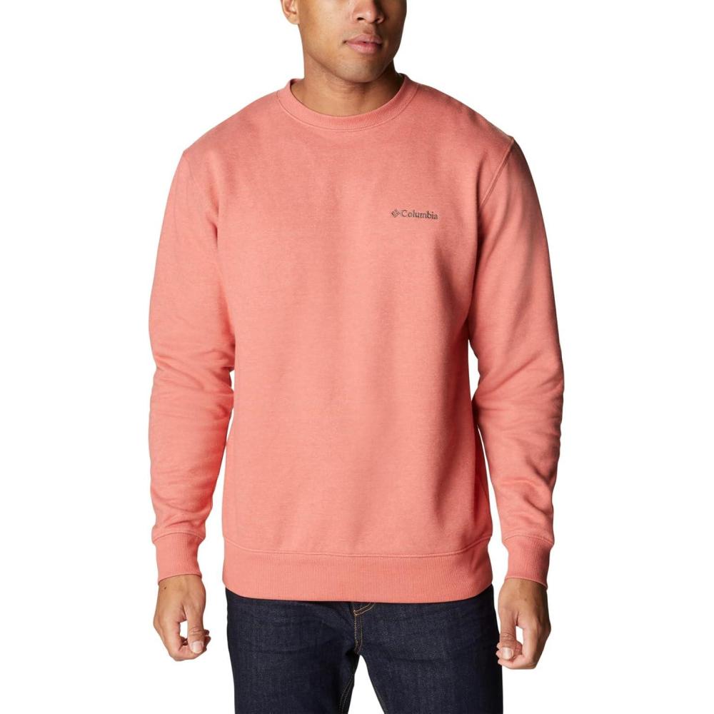 imageColumbia Mens Hart Mountain II Crew NeckDark Coral Heather