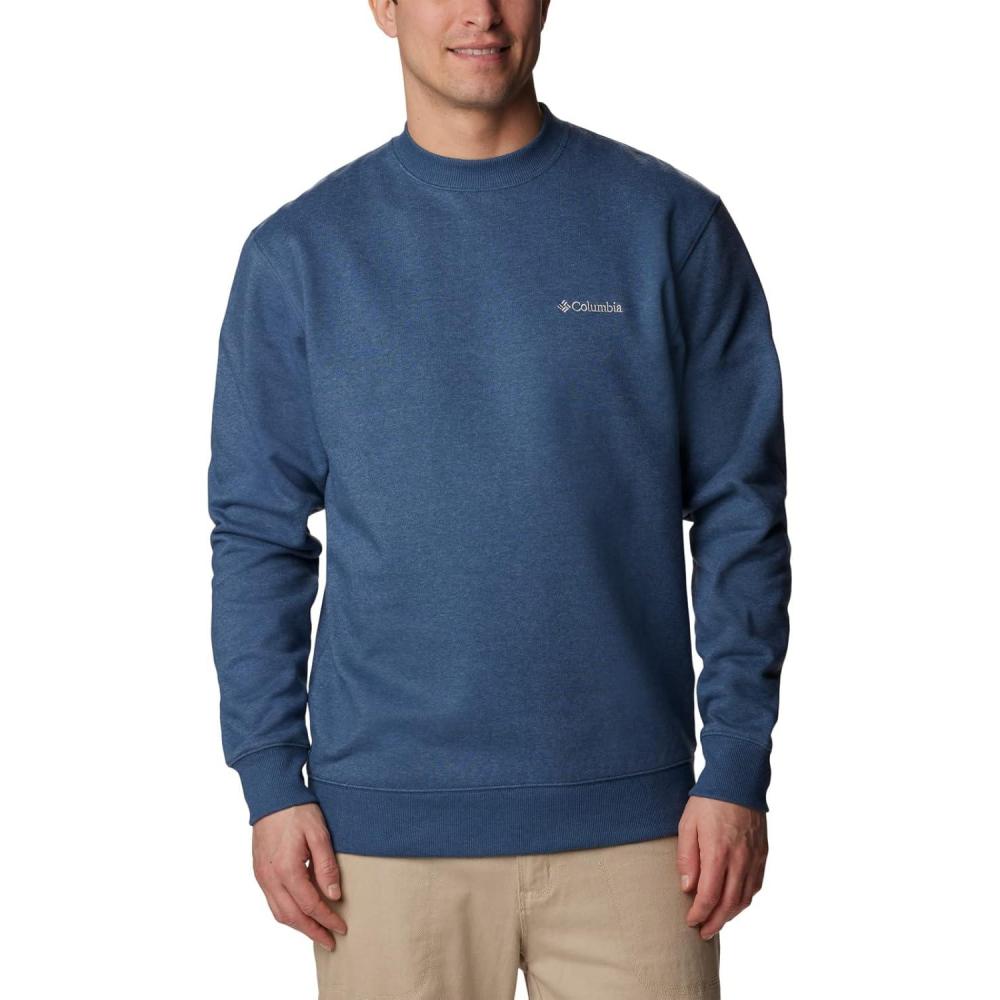 imageColumbia Mens Hart Mountain II Crew NeckDark Mountain Heather