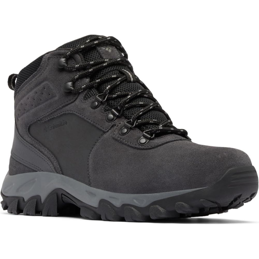 imageColumbia Mens Newton Ridge Plus II Suede Waterproof Hiking BootSharkBlack