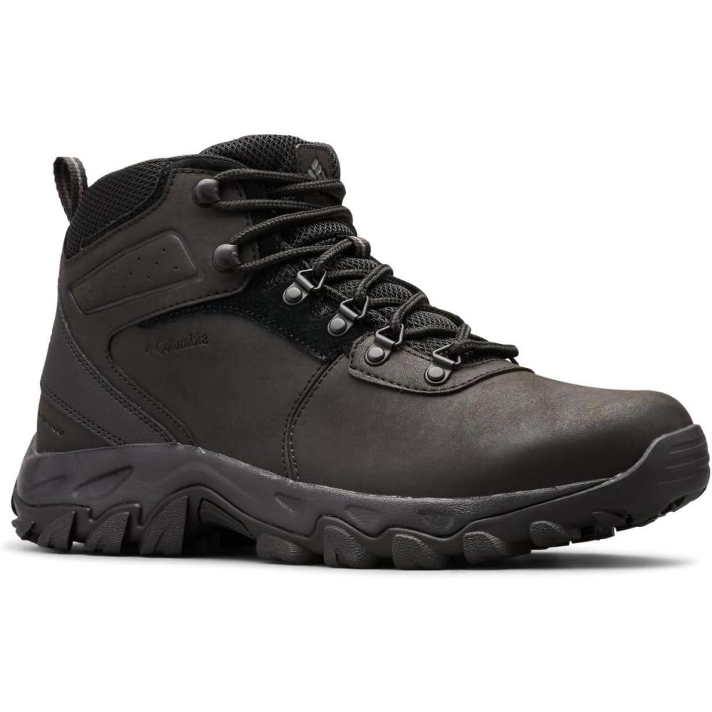 imageColumbia Mens Newton Ridge Plus Ii Waterproof Hiking ShoeBlackBlack