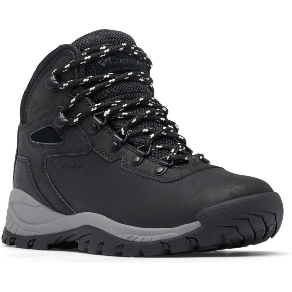 imageColumbia Womens Newton Ridge Plus Waterproof Hiking BootsBlackChalk