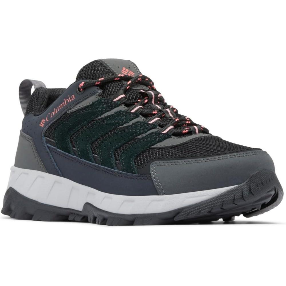 imageColumbia Womens Strata Trail Low Hiking ShoesBlackJuicy