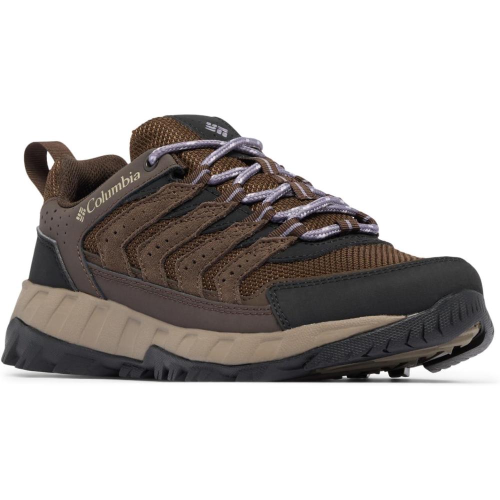imageColumbia Womens Strata Trail Low Hiking ShoesCordovanGranite Purple