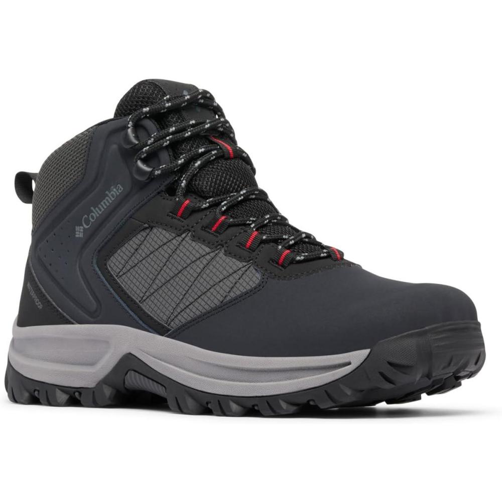 imageColumbia mens Transverse Hike WaterproofBlackMountain Red