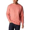 Columbia Men’s Hart Mountain II Crew Neck(Dark Coral Heather)