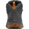 Columbia Men’s Newton Ridge Plus II Suede Waterproof Hiking Boot(Dark Grey/Gold Amber)