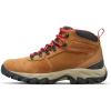 Columbia Men’s Newton Ridge Plus II Suede Waterproof Hiking Boot(Elk/Mountain Red)