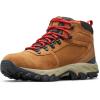 Columbia Men’s Newton Ridge Plus II Suede Waterproof Hiking Boot(Elk/Mountain Red)