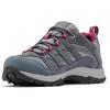 Columbia Women’s Crestwood Hiking Boot(Zinc/Dark Fuchsia)