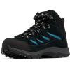 Columbia Women’s Crestwood Mid Waterproof Hiking Boots(Black/Skylight)