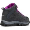 Columbia Women’s Crestwood Mid Waterproof Hiking Boots(Graphite/Bright Plum)
