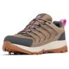 Columbia Women’s Strata Trail Low Waterproof Hiking Shoes(Wet Sand/Berry Patch)