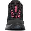 Columbia Women’s Strata Trail Mid Waterproof Hiking Boots(Black/Salmon Rose)