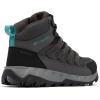 Columbia Women’s Strata Trail Mid Waterproof Hiking Boots(Dark Grey/Teal)