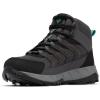 Columbia Women’s Strata Trail Mid Waterproof Hiking Boots(Dark Grey/Teal)