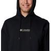 Columbia mens Meridian Creek Hoodie(Black/Csc Center Chest)