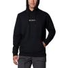 Columbia mens Meridian Creek Hoodie(Black/Csc Center Chest)