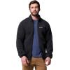 Columbia mens Rugged Ridge High Pile Full Zip(Black)