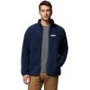 Columbia mens Rugged Ridge High Pile Full Zip(Collegiate Navy)