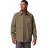Columbia mens Steens Mountain Solid Shirt Jacket(Stone Green)