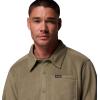 Columbia mens Steens Mountain Solid Shirt Jacket(Stone Green)