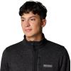 Columbia mens Sweater Weather Full Zip(Black Heather)
